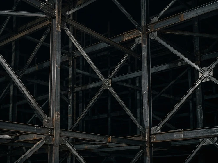 Illustrative imagery of steel framing systems