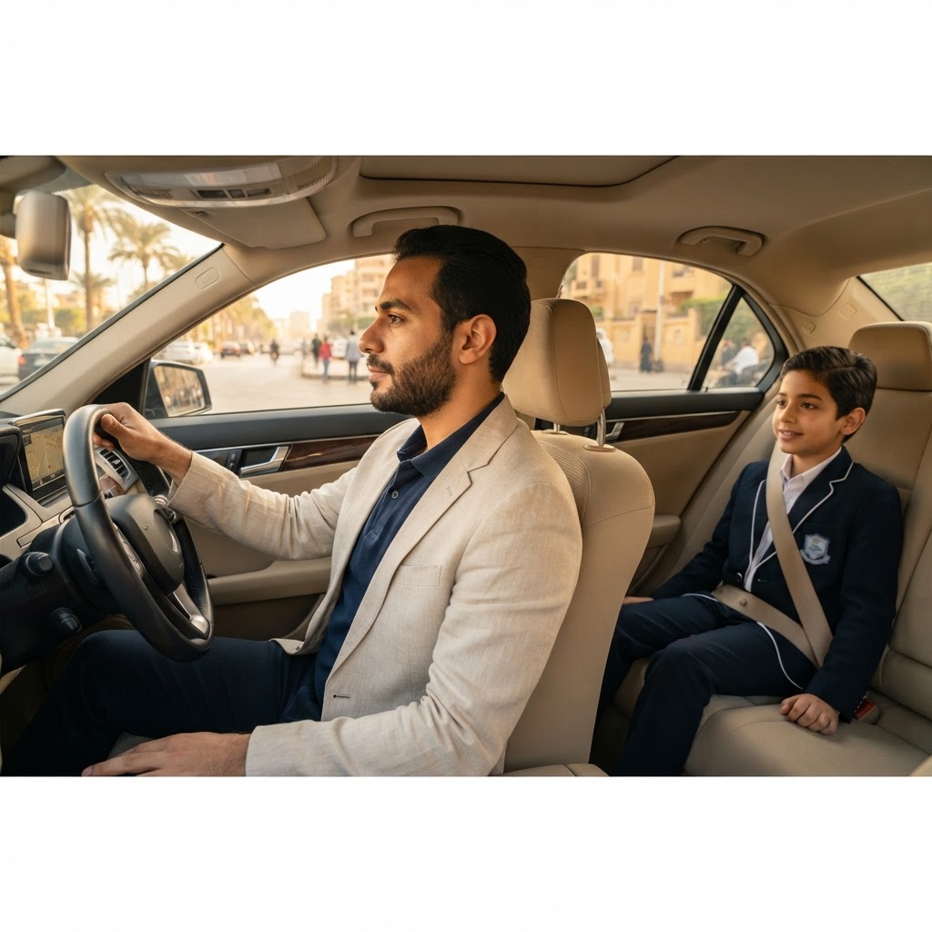 كابتن CareDrive خلال مشوار الصباح