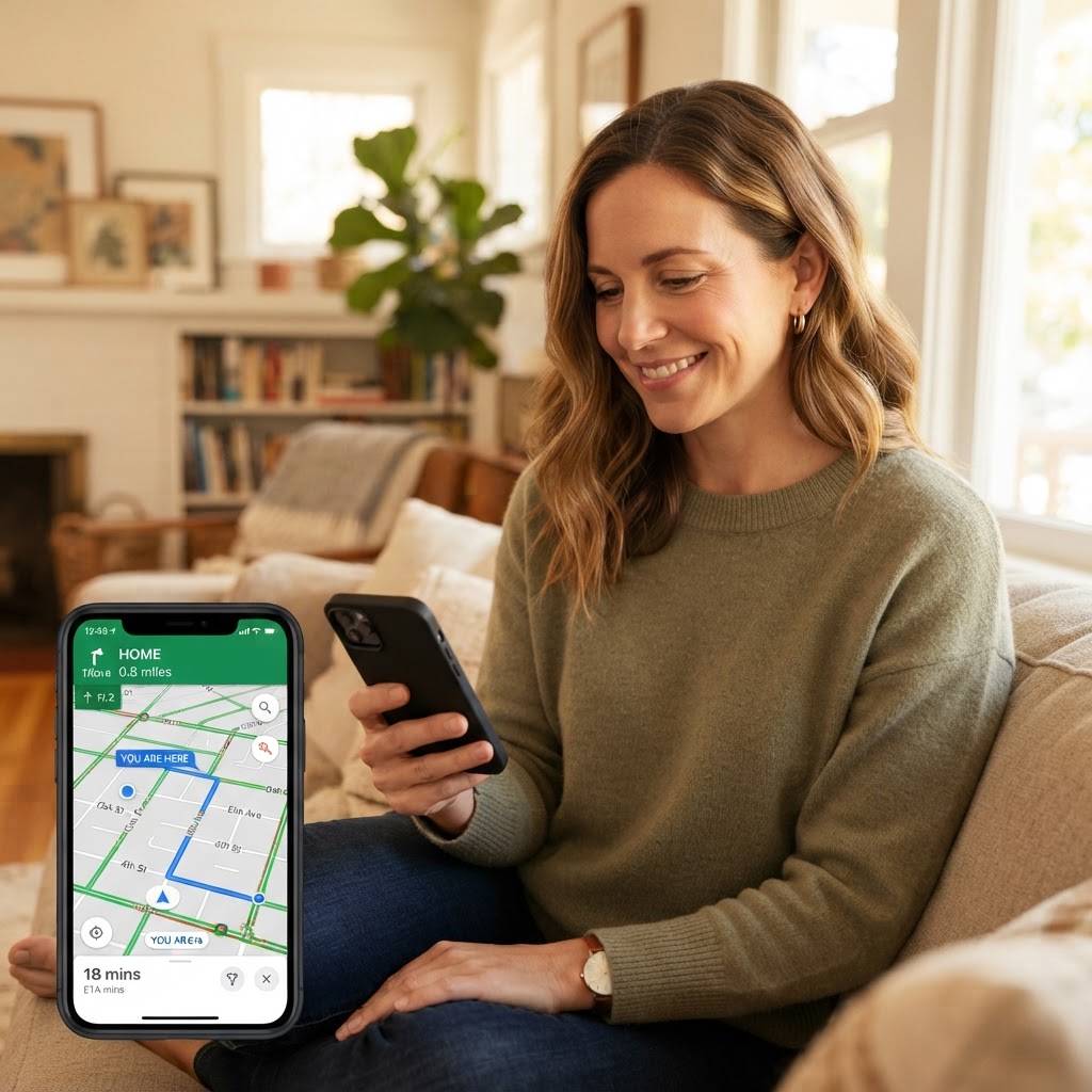 تتبّع مباشر عبر GPS