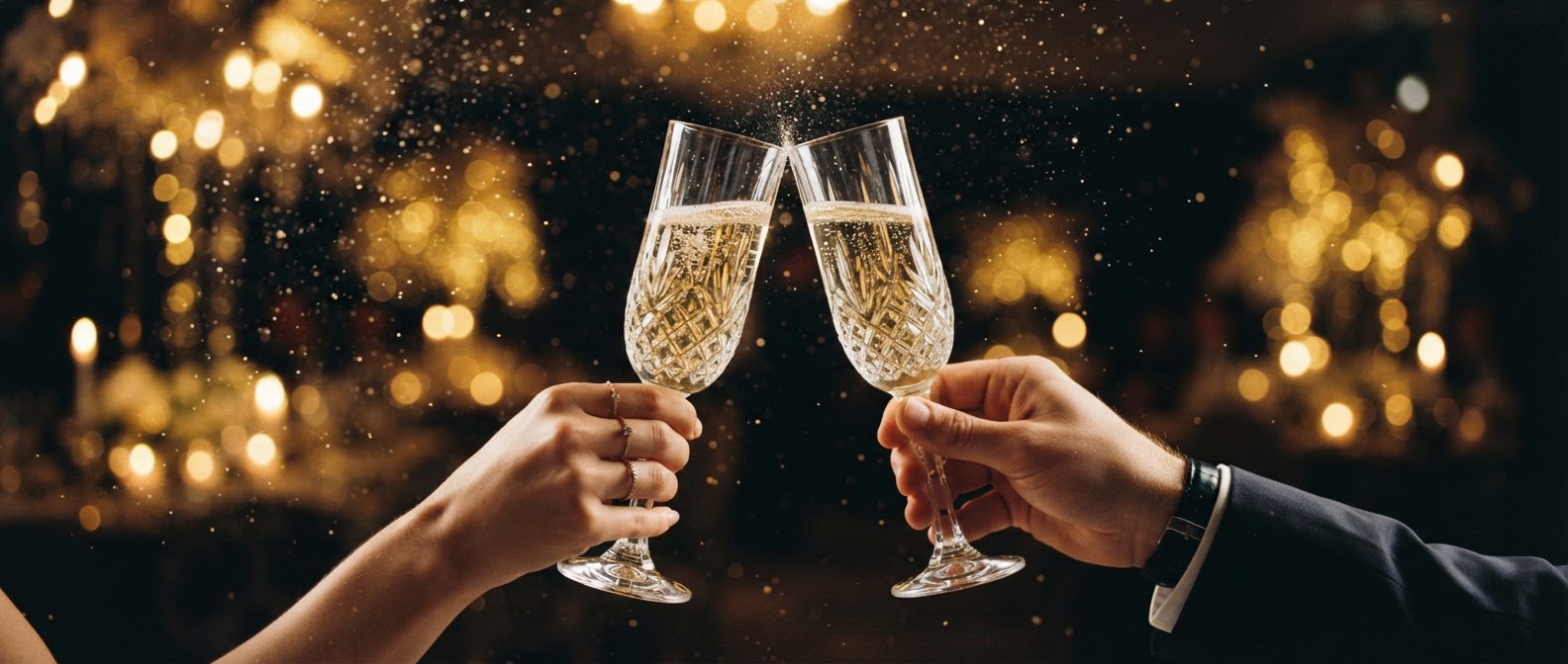Champagne celebration