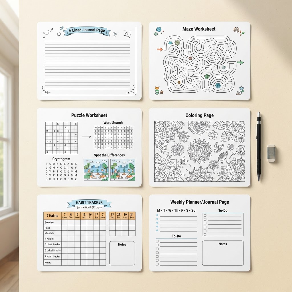 300 Prompts for Printable Workbooks
