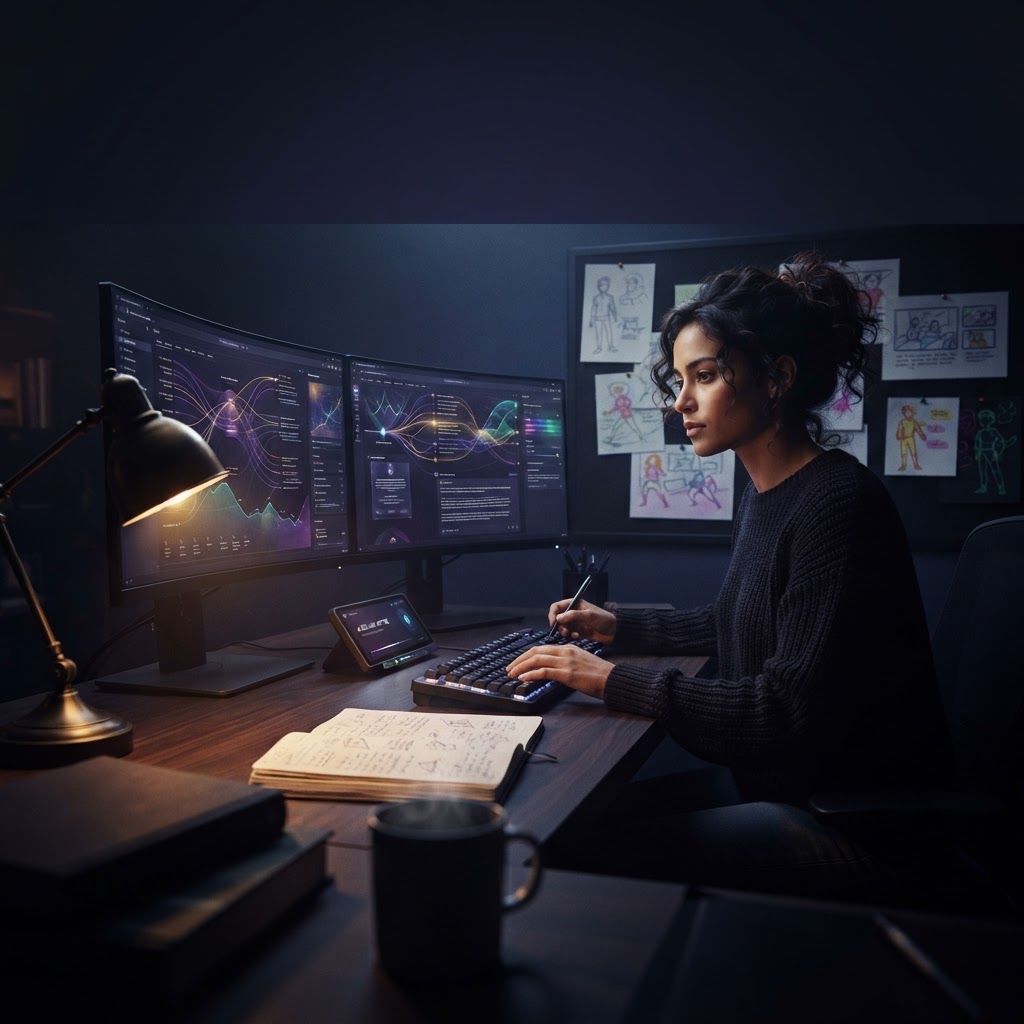 The human imperative ensures emotional depth and creative vision in AI generated scripts
