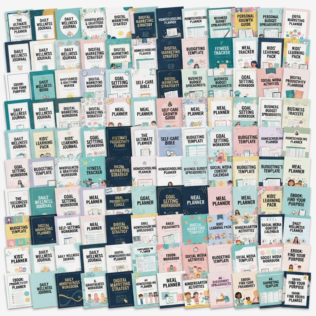 300 Printable Workbooks