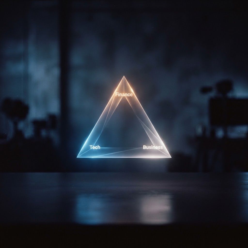 The High-RPM Triangle represents the most profitable niches for faceless channels, where lower view counts yield significantly higher advertising revenue.