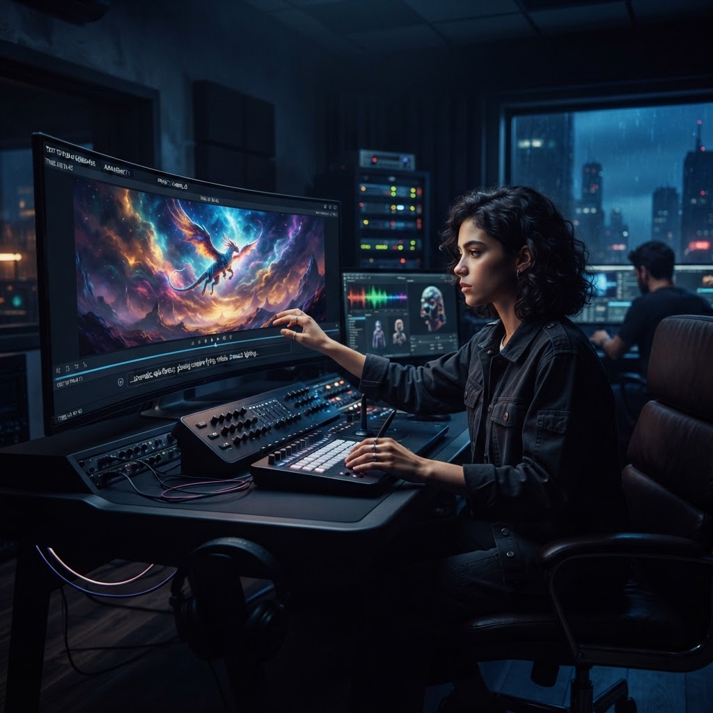The future of AI entertainment predicts feature films created via natural language prompts