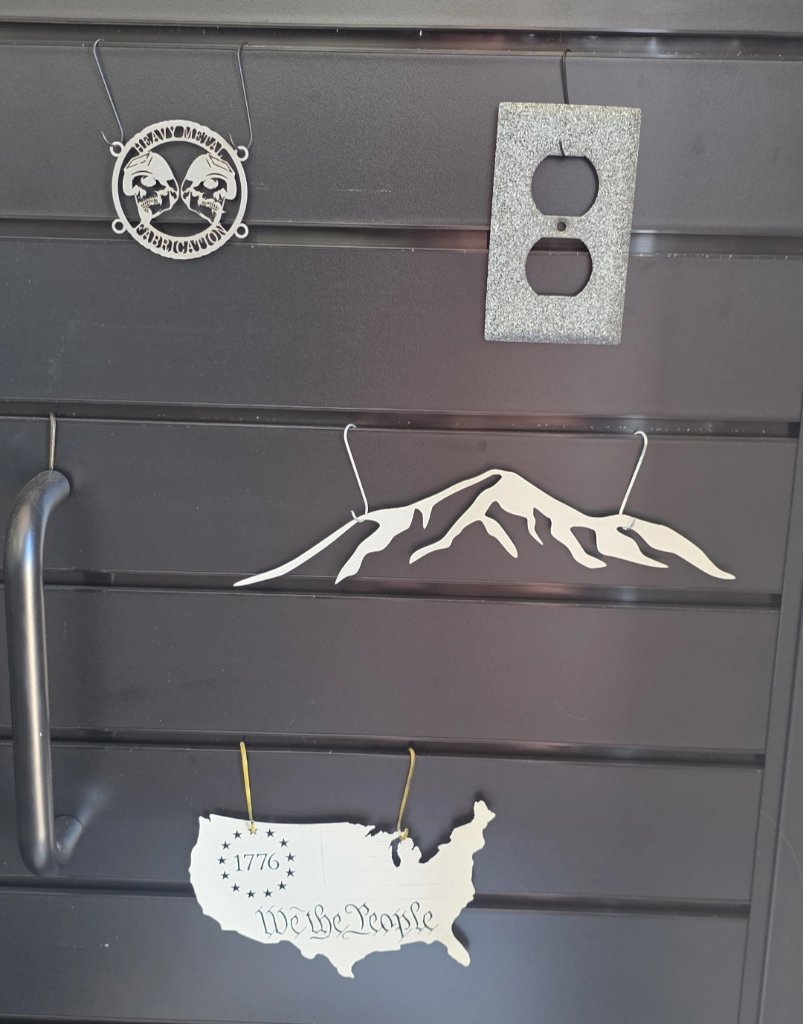 Laser-Cut Merchandise Display Wall