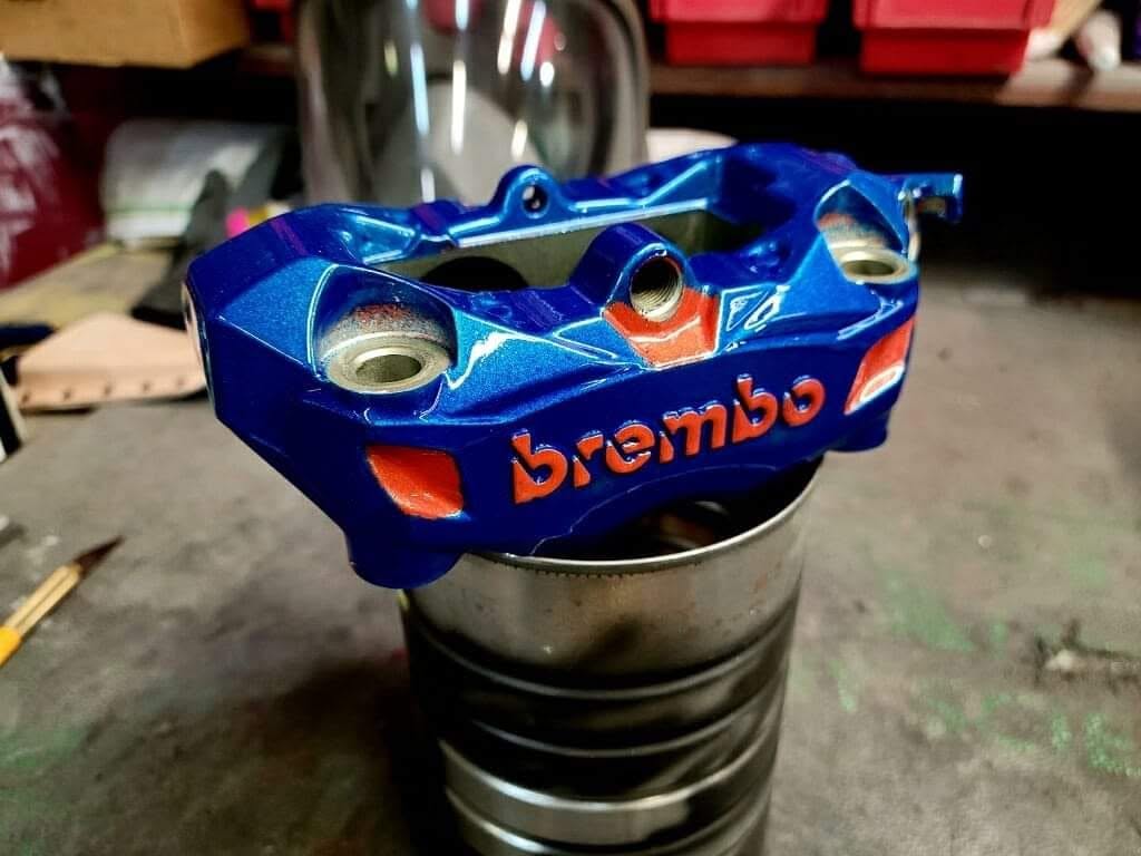 Brembo Brake Caliper — Cobalt Blue