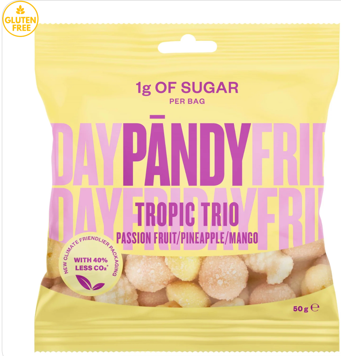 Pandy Candy Tropical-1 gram of sugar per bag