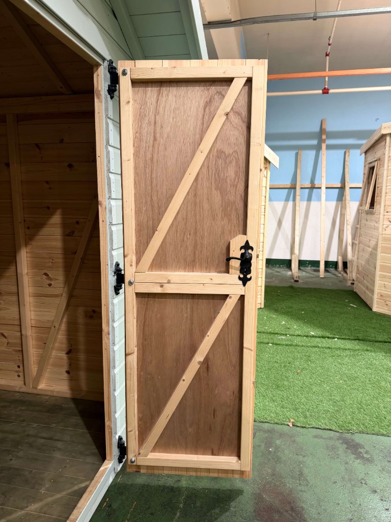 The Cumbria shed - door interior detail