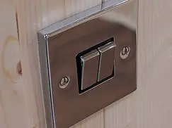 Two Gang Chrome Light Switch