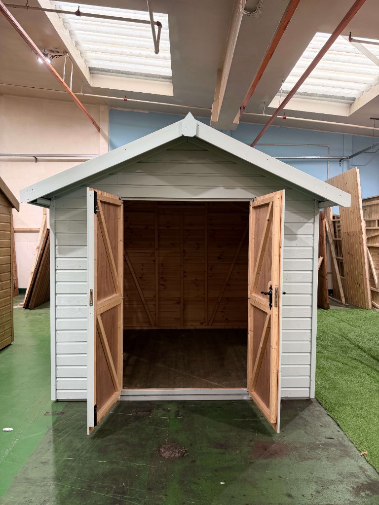 The Cumbria shed - doors open front view