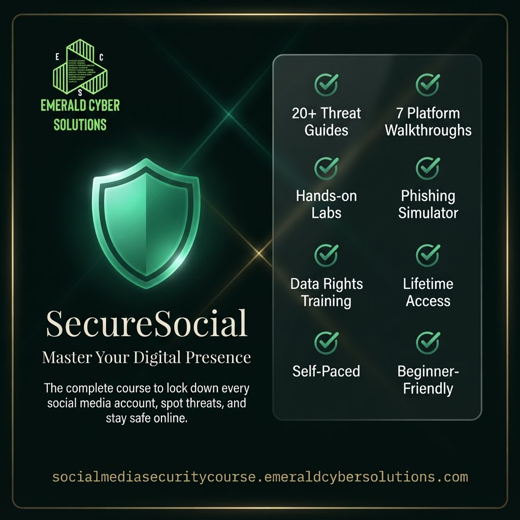 SecureSocial Features flyer