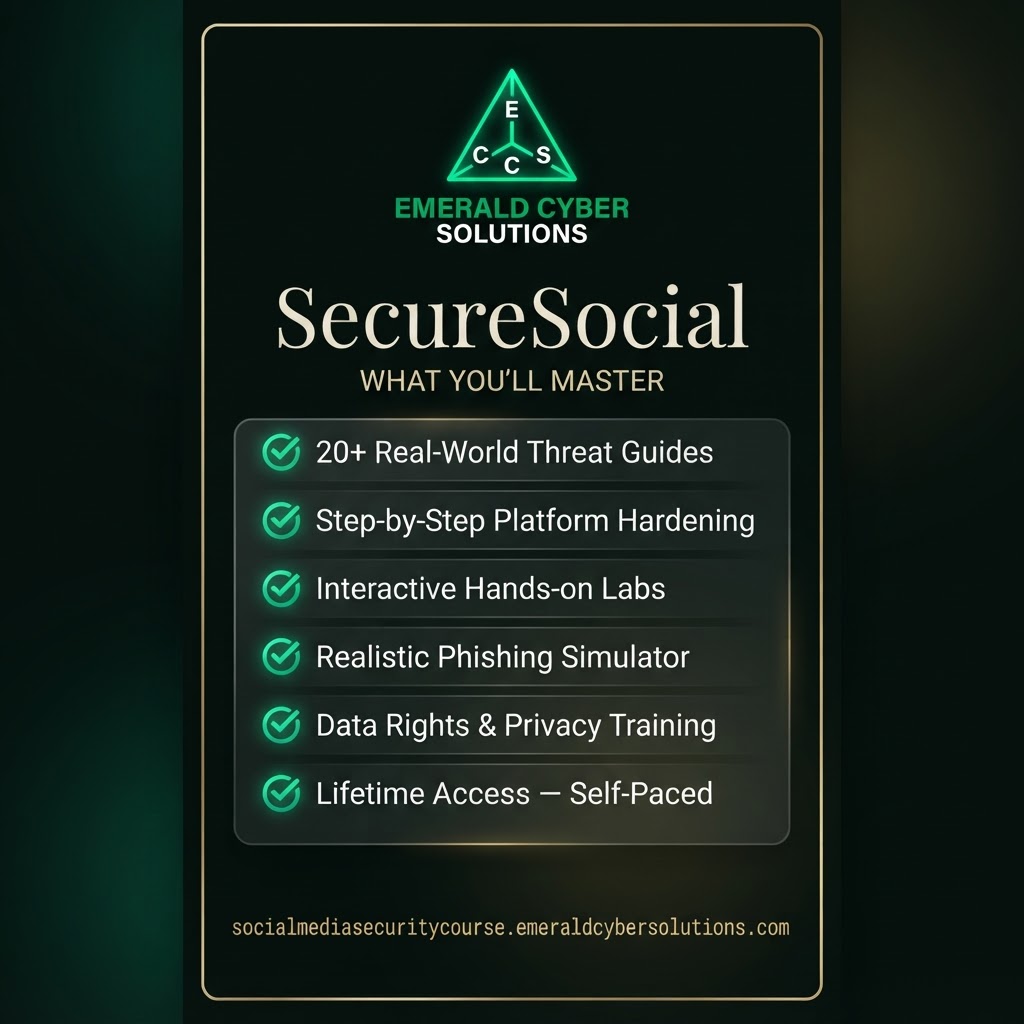 SecureSocial Curriculum flyer