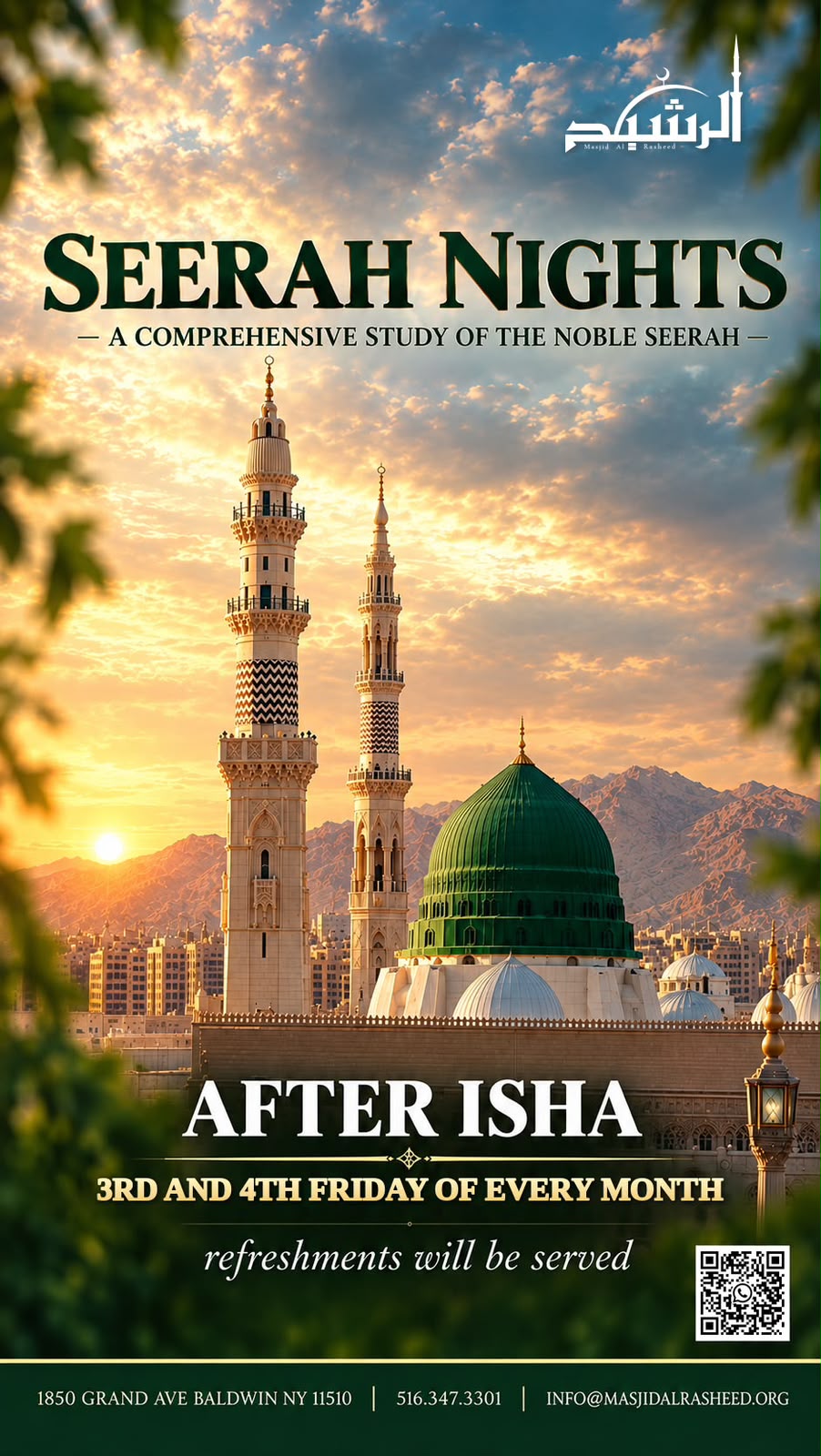 Seerah Nights flyer