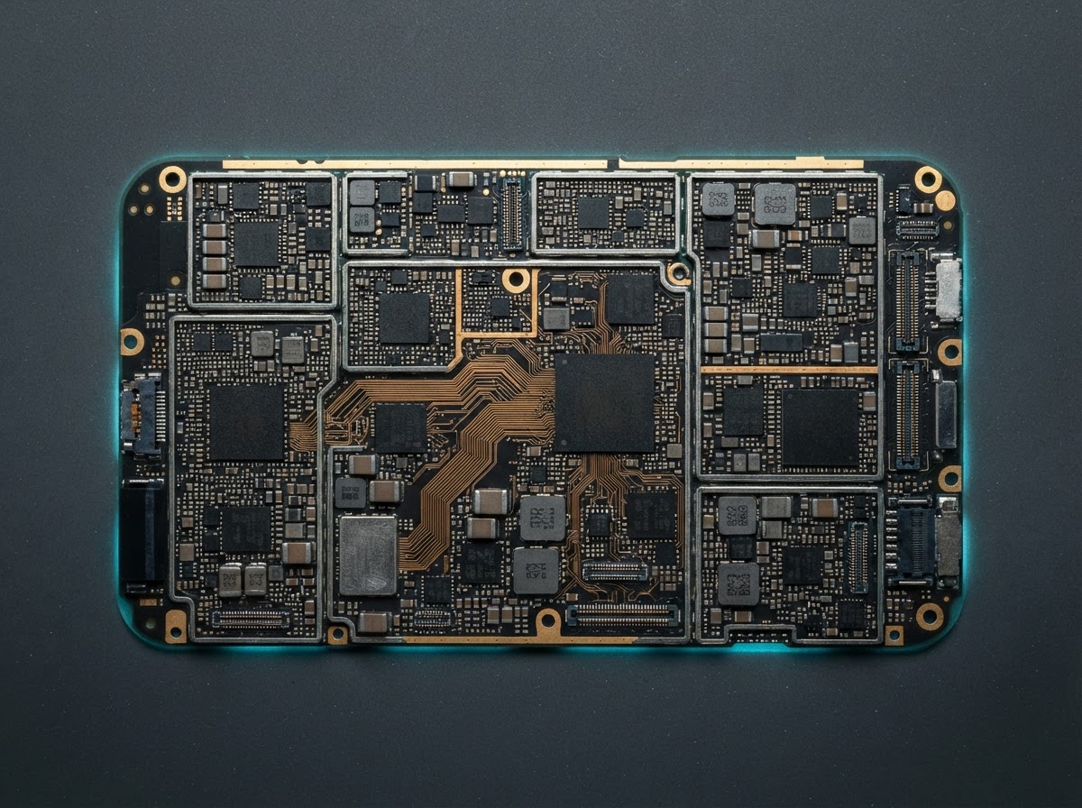 Clean restored logic board after repair
