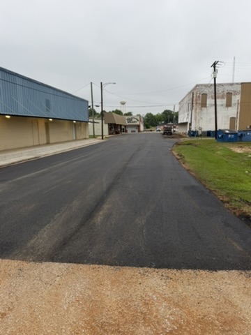 Fresh Asphalt Roadway