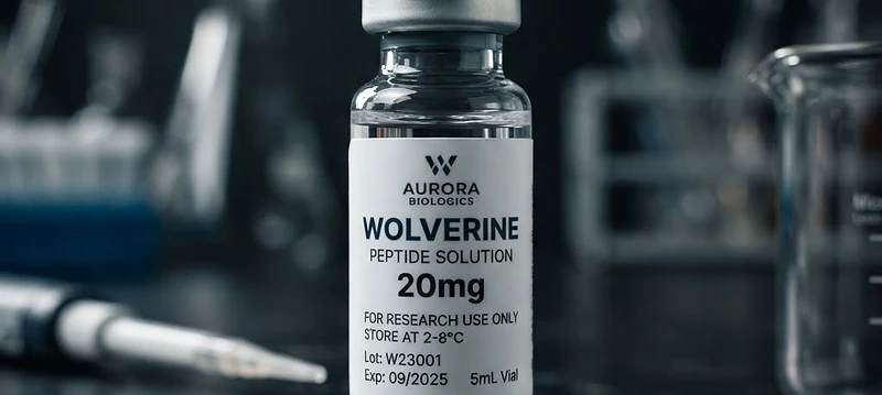 Wolverine (BPC-157 10mg / TB-500 10mg) 20mg research specimen