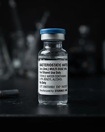 Bacteriostatic Water 3cc research specimen