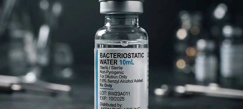 Bacteriostatic Water 10cc research specimen
