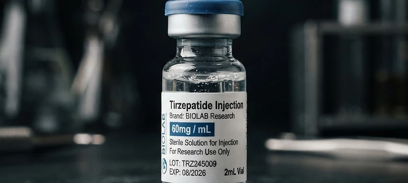 Tirzepatide 60mg research specimen