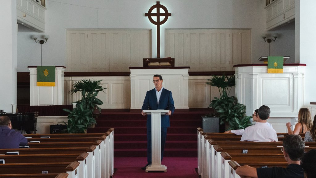 Interior of Memorial Presbyterian Church