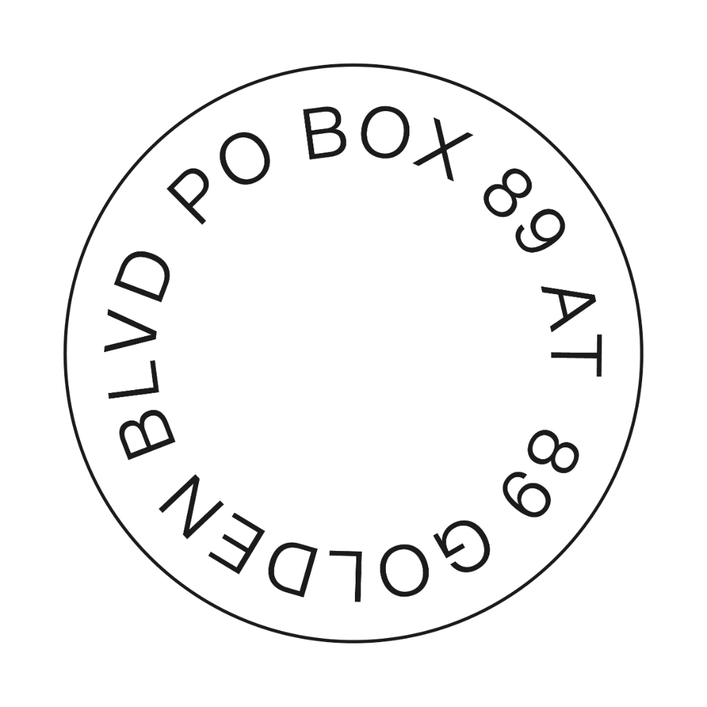 PO Box 89 stamp
