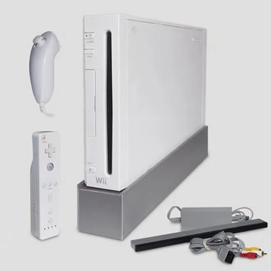 Nintendo Wii Console Black/White - (Model RVL-001) — White Nintendo Wii Console Bundle - (Model RVL-001) (Other) — photo 2 of 3