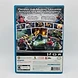 Back view of the blue plastic case for LEGO Marvel Super Heroes on Wii U featuring gameplay collages and character art