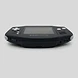 Black Ultimate Mario/Zelda/Pokemon Game Boy Advance IPS modded console with grey buttons viewed from the front