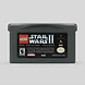 Grey LEGO Star Wars II: The Original Trilogy Nintendo Game Boy Advance cartridge showing the front label art