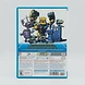 The back cover of the Star Fox Guard game case for Wii U features various robots against a blue background
