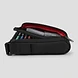 Side view of an Ultimate Mario/Zelda/Pokemon Game Boy Advance IPS Modded Bundle inside a black zippered carrying case