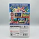 Back cover of the Mario + Rabbids Kingdom Battle game case for Nintendo Switch featuring gameplay screenshots and info