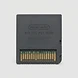 Back view of the grey Madden NFL 08 game cartridge for Nintendo DS showing the gold contact pins and embossed logos