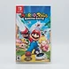 Front view of the Mario + Rabbids Kingdom Battle game case for Nintendo Switch featuring character artwork