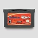 Front view of the Disney Pixar Finding Nemo / Monsters, Inc. 2-in-1 Game Boy Advance cartridge with a red label