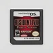 Front view of the Resident Evil Deadly Silence Nintendo DS game cartridge with a black and red label