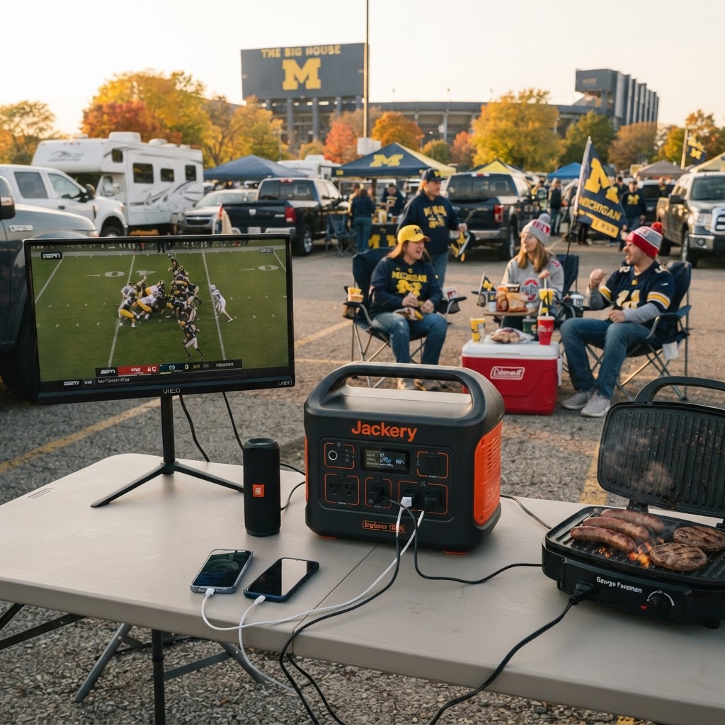 What Size Solar Generator Do I Need for a Tailgate Party?