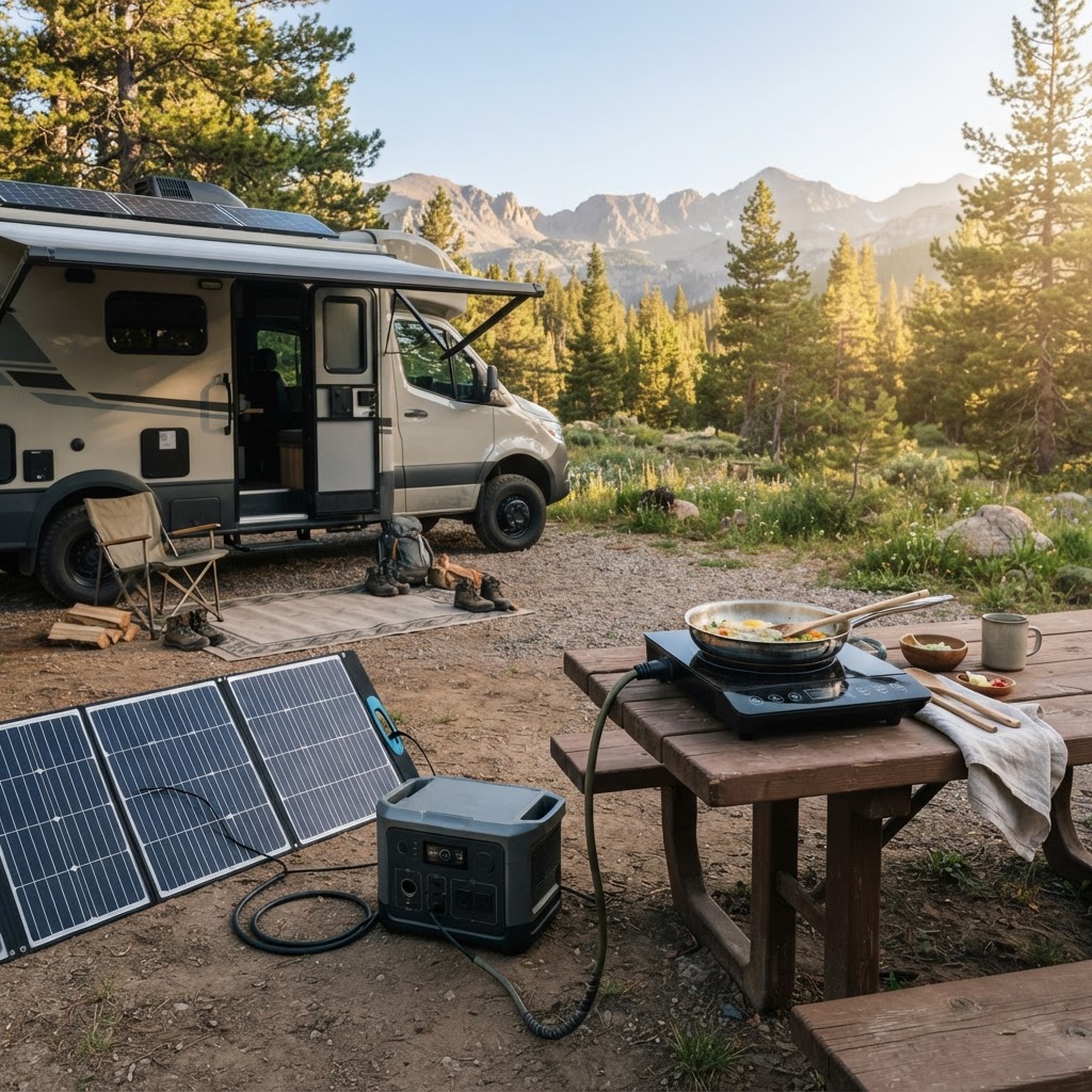 Best Solar Generators for RV Induction Cooking 2026: High-Wattage Picks