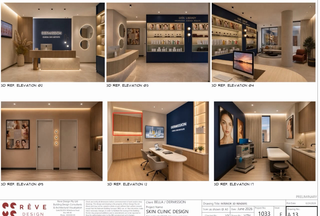 DerMission new clinic 3D render