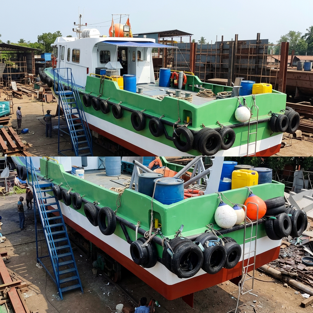 17m Launch / Supply Boat (Fiber)