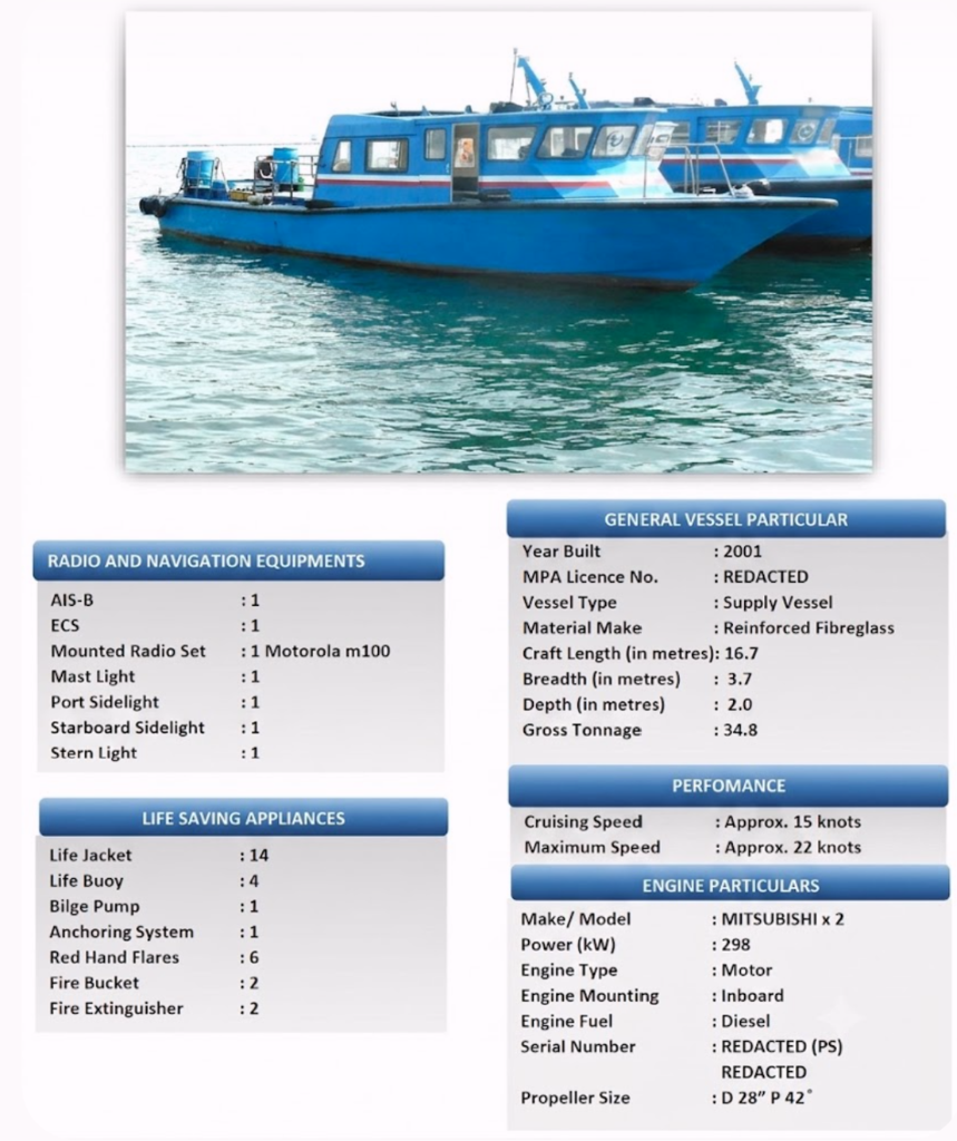 16.0m Fiber Supply Vessel