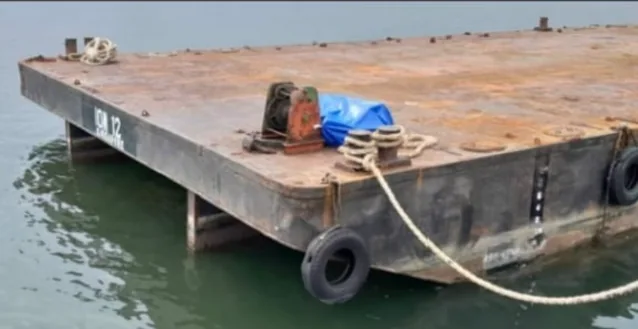 Representative 120ft barge — one example from the 120–300ft offering