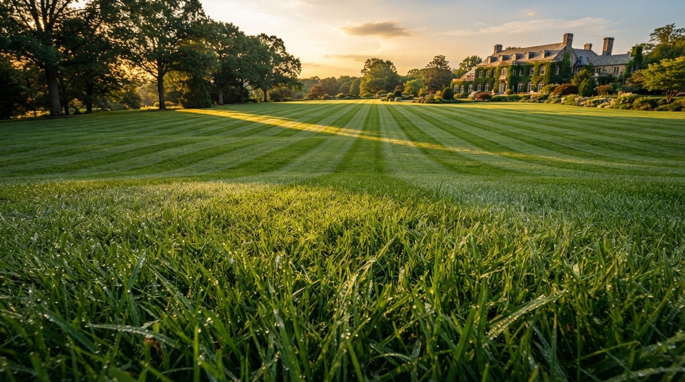 Summer lawn maintenance