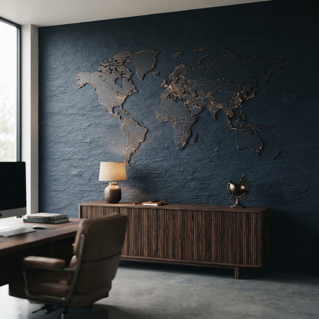 Global network map installation