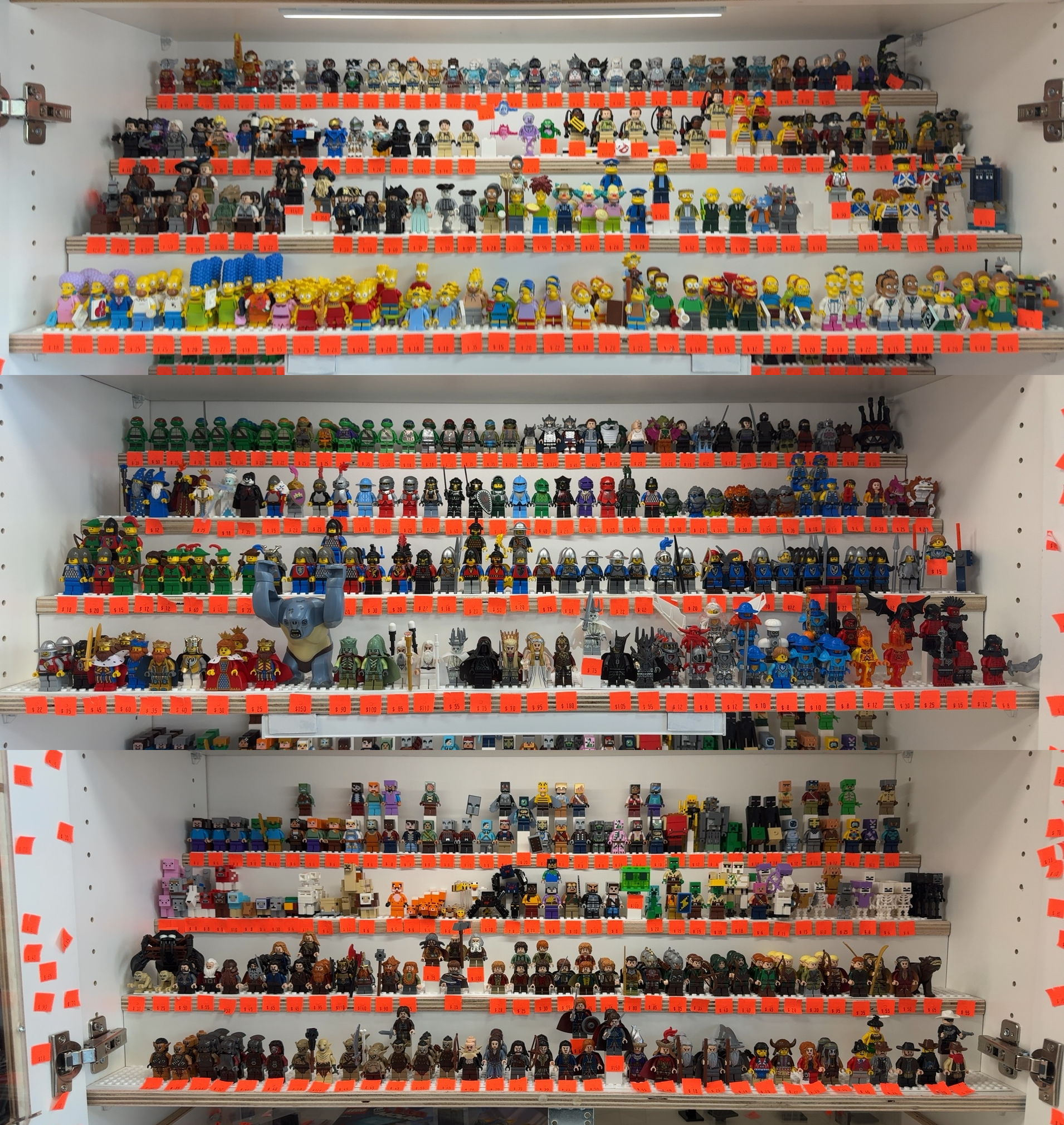 Lord of the Ring / Castle / Teenage Mutant Ninja Turtles / Pirates of the Caribbean/ Simpsons / Minecraft