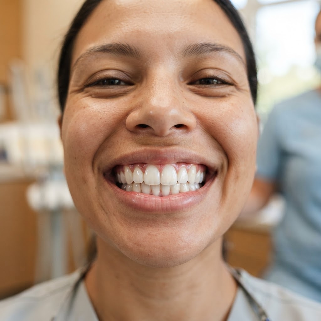 Professional whitening — after