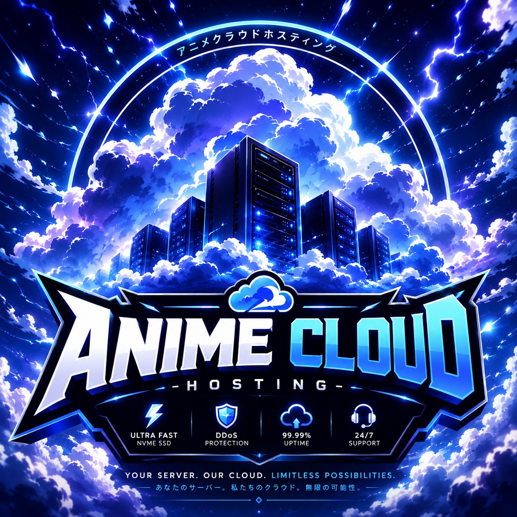 Anime Cloud Hosting — Your Server. Our Cloud. Limitless Possibilities.