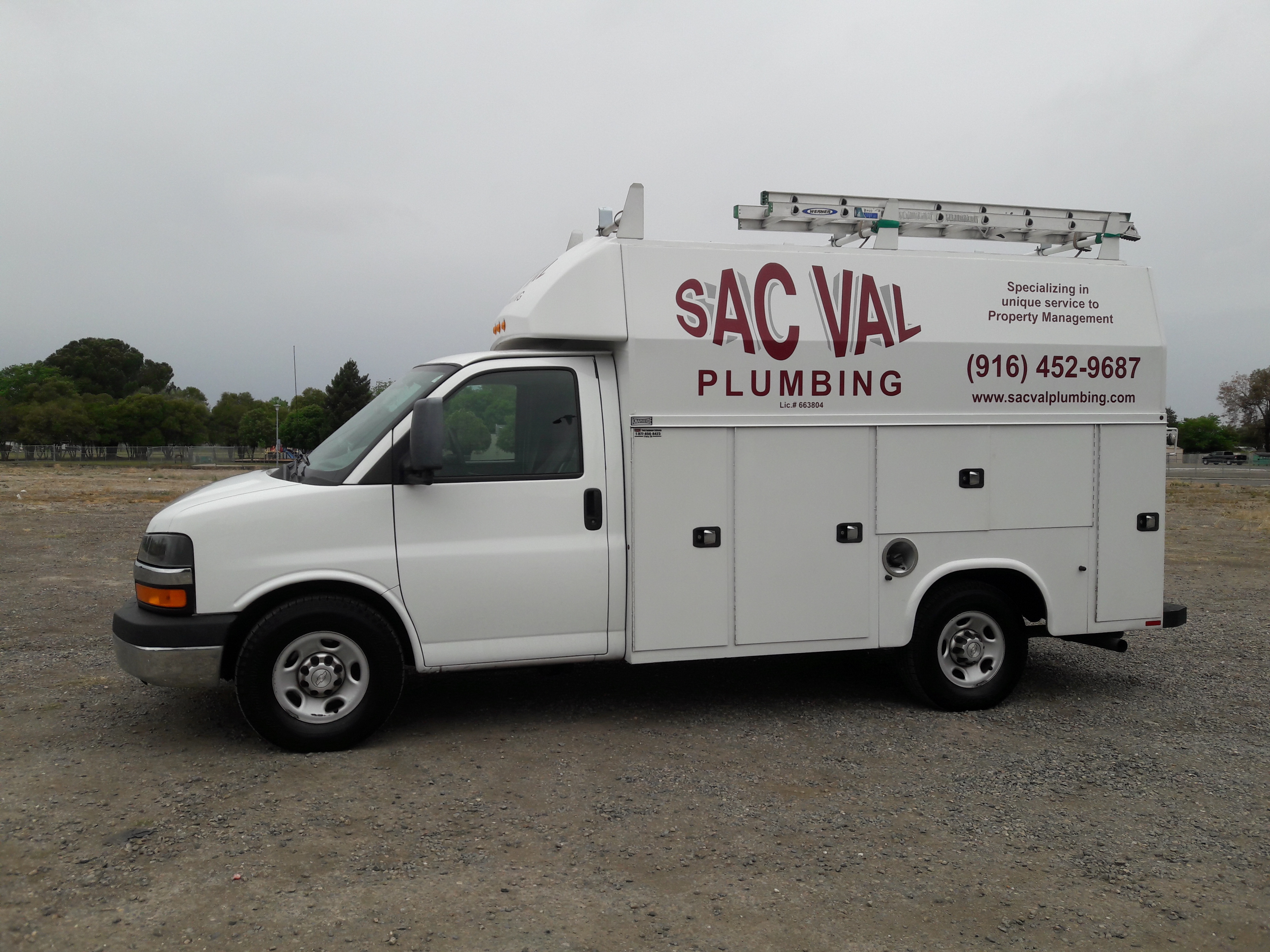Sac Val Plumbing service van