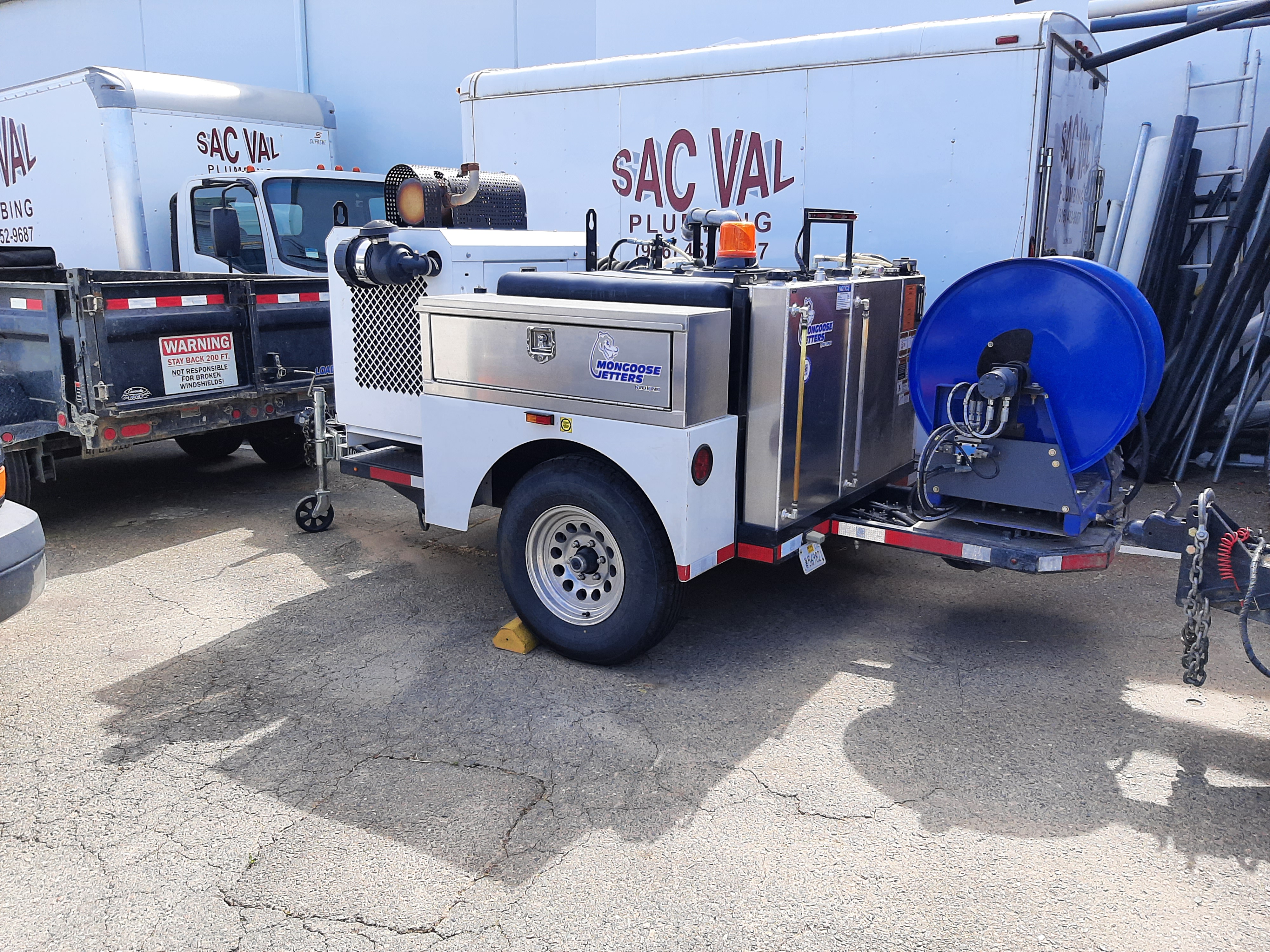Sac Val Mongoose Jetter trailer